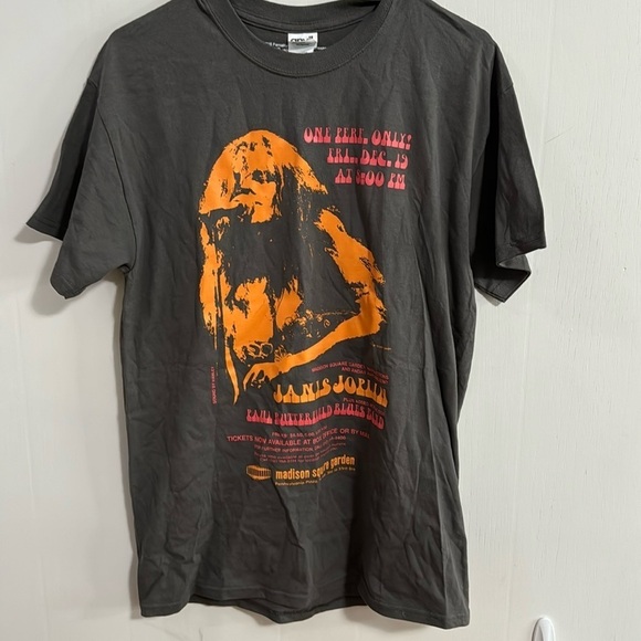 Anvil Tops - Janis Joplin 12/19/69 Madison Square Garden t-shirt Size Medium love this!!!!